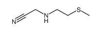 2-((2-(methylthio)ethyl)amino)acetonitrile Structure