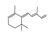 1,5,5-trimethyl-6-(3-methyl-penta-2,4-dienylidene)-cyclohexene Structure