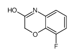 8-FLUORO-2H-BENZO[B][1,4]OXAZIN-3(4H)-ONE结构式