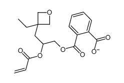 2-[3-(3-ethyloxetan-3-yl)-2-prop-2-enoyloxypropoxy]carbonylbenzoate Structure