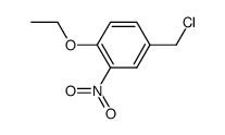 4-chloromethyl-2-nitro-phenetole结构式