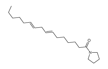 1-(1-Oxo-7,10-hexadecadienyl)pyrrolidine结构式