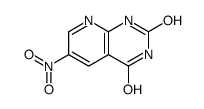 6-nitro-1H-pyrido[2,3-d]pyrimidine-2,4-dione结构式