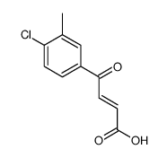 4-(4-chloro-3-methylphenyl)-4-oxobut-2-enoic acid结构式