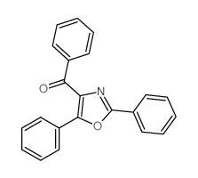(2,5-diphenyl-1,3-oxazol-4-yl)-phenyl-methanone结构式