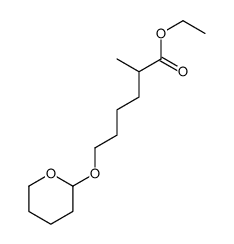 ethyl 2-methyl-6-(oxan-2-yloxy)hexanoate Structure