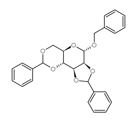 苄基二亚苄基-α-D-甘露吡喃糖苷结构式