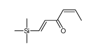 1-trimethylsilylhexa-1,4-dien-3-one结构式