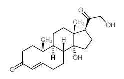 (8R,9S,10R,13R,14R,17S)-14-hydroxy-17-(2-hydroxyacetyl)-10,13-dimethyl-2,6,7,8,9,11,12,15,16,17-decahydro-1H-cyclopenta[a]phenanthren-3-one structure
