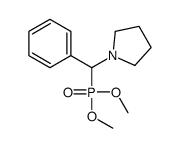 1-[dimethoxyphosphoryl(phenyl)methyl]pyrrolidine结构式