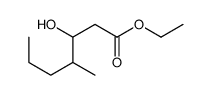 ethyl 3-hydroxy-4-methylheptanoate结构式
