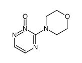 4-(2-oxido-1,2,4-triazin-2-ium-3-yl)morpholine结构式