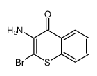 3-amino-2-bromothiochromen-4-one结构式