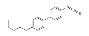 1-isothiocyanato-4-(4-pentylphenyl)benzene Structure