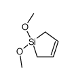 1,1-dimethoxy-2,5-dihydrosilole结构式