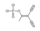2-(1-dichlorophosphoryloxyethylidene)propanedinitrile Structure