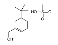 (5-tert-butylcyclohexen-1-yl)methanol,methanesulfonic acid结构式