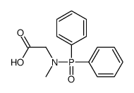 2-[diphenylphosphoryl(methyl)amino]acetic acid Structure