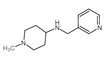 (1-甲基哌啶-4-基)-吡啶-3-甲胺结构式