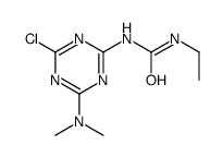 1-[4-chloro-6-(dimethylamino)-1,3,5-triazin-2-yl]-3-ethylurea Structure