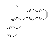 3-quinolin-2-ylquinoline-2-carbonitrile Structure