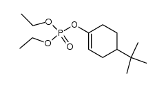 4-(tert-butyl)cyclohex-1-en-1-yl diethyl phosphate结构式