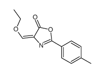 4-(ethoxymethylidene)-2-(4-methylphenyl)-1,3-oxazol-5-one结构式