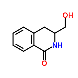 3-(Hydroxymethyl)-3,4-dihydro-1(2H)-isoquinolinone结构式