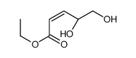 ethyl (4S)-4,5-dihydroxypent-2-enoate结构式