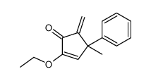 2-ethoxy-4-methyl-5-methylidene-4-phenylcyclopent-2-en-1-one Structure