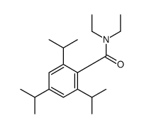N,N-diethyl-2,4,6-tri(propan-2-yl)benzamide结构式