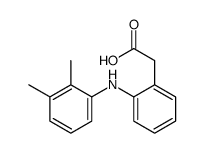 2-[2-(2,3-dimethylanilino)phenyl]acetic acid结构式