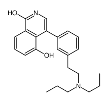 4-[3-[2-(dipropylamino)ethyl]phenyl]-5-hydroxy-2H-isoquinolin-1-one结构式