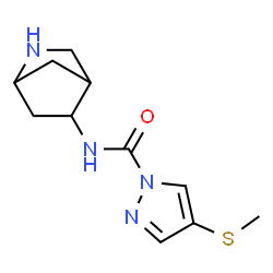 1H-Pyrazole-1-carboxamide,N-2-azabicyclo[2.2.1]hept-5-yl-4-(methylthio)- picture