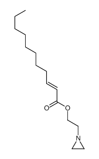 2-(aziridin-1-yl)ethyl undec-2-enoate结构式