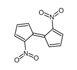 1-nitro-5-(2-nitrocyclopenta-2,4-dien-1-ylidene)cyclopenta-1,3-diene结构式