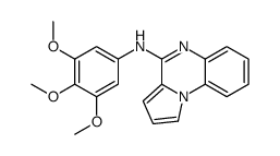 N-(3,4,5-trimethoxyphenyl)pyrrolo[1,2-a]quinoxalin-4-amine Structure