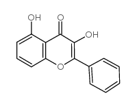 3,5-DIHYDROXYFLAVONE Structure
