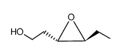 2-((2RS,3RS)-3-ethyloxiran-2-yl)ethan-1-ol结构式