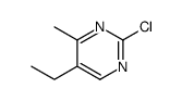 2-chloro-5-ethyl-4-methylpyrimidine Structure
