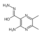 Pyrazinecarboxylic acid, 3-amino-5,6-dimethyl-, hydrazide (7CI,8CI)结构式
