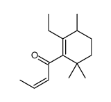 1-(2-ethyl-3,6,6-trimethylcyclohexen-1-yl)but-2-en-1-one结构式
