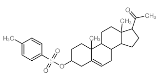 1-[10,13-dimethyl-3-(4-methylphenyl)sulfonyloxy-2,3,4,7,8,9,11,12,14,15,16,17-dodecahydro-1H-cyclopenta[a]phenanthren-17-yl]ethanone结构式