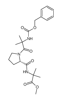 Z-Aib-Pro-Aib-OMe Structure