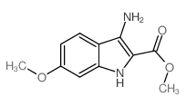 Methyl 3-amino-6-methoxy-1H-indole-2-carboxylate Structure