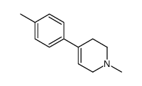 1-methyl-4-(4-methylphenyl)-3,6-dihydro-2H-pyridine Structure