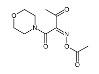 [(1-morpholin-4-yl-1,3-dioxobutan-2-ylidene)amino] acetate Structure