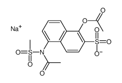 5-[Acetyl(methylsulfonyl)amino]-1-(acetyloxy)-2-naphthalenesulfonic acid sodium salt picture