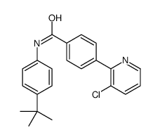 N-(4-tert-butylphenyl)-4-(3-chloropyridin-2-yl)benzamide结构式