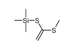 trimethyl(1-methylsulfanylethenylsulfanyl)silane结构式